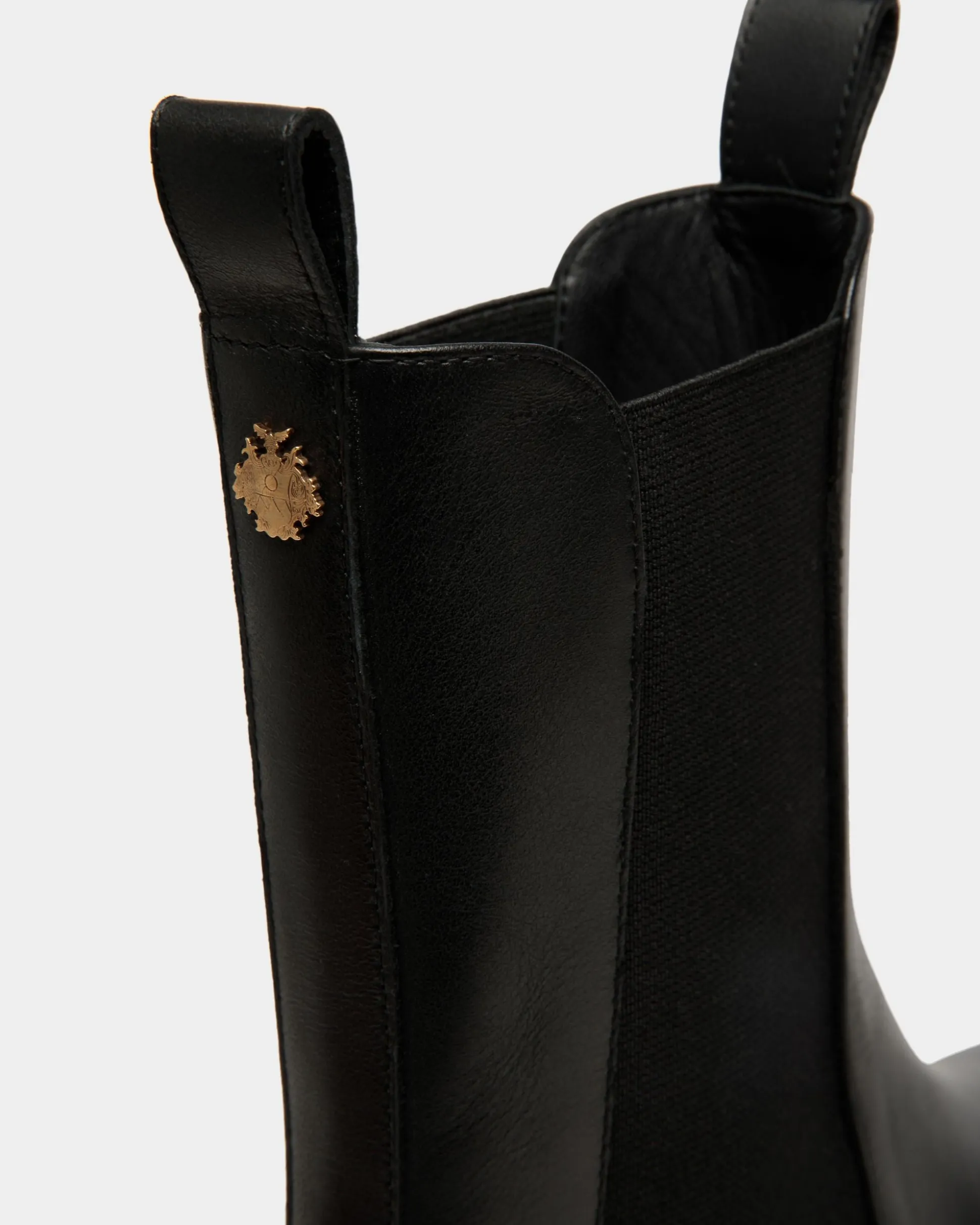 Gusto Bootie In Black Leather