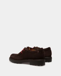 Gusto Derby in Ebano Suede