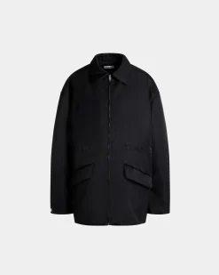 Jacket In Black Nylon