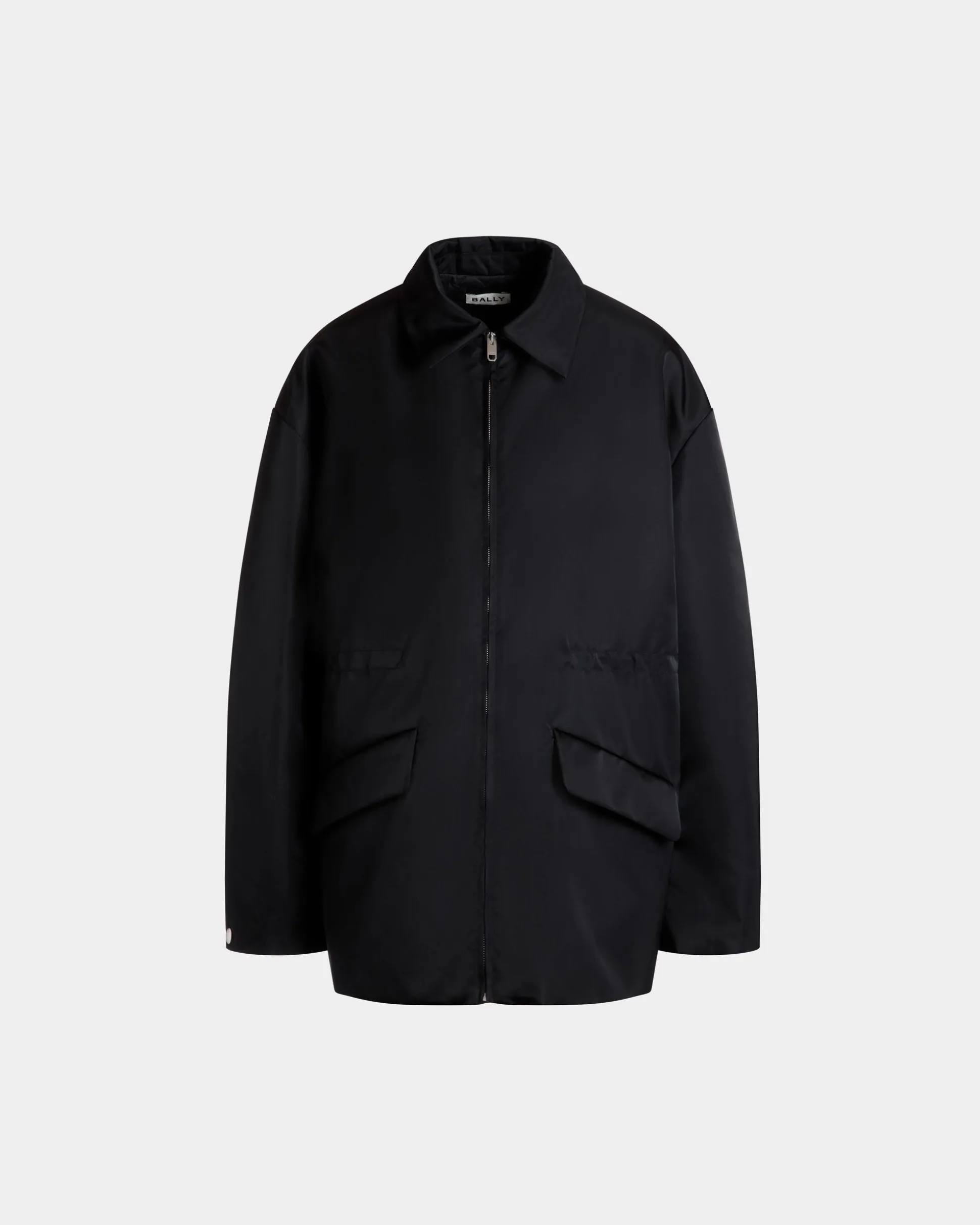 Jacket In Black Nylon