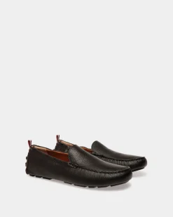 Kerbs Driver in Black Grained Leather