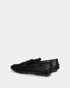 Kerbs Driver in Black Grained Leather