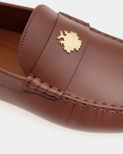 Kerbs Driver In Brown Leather