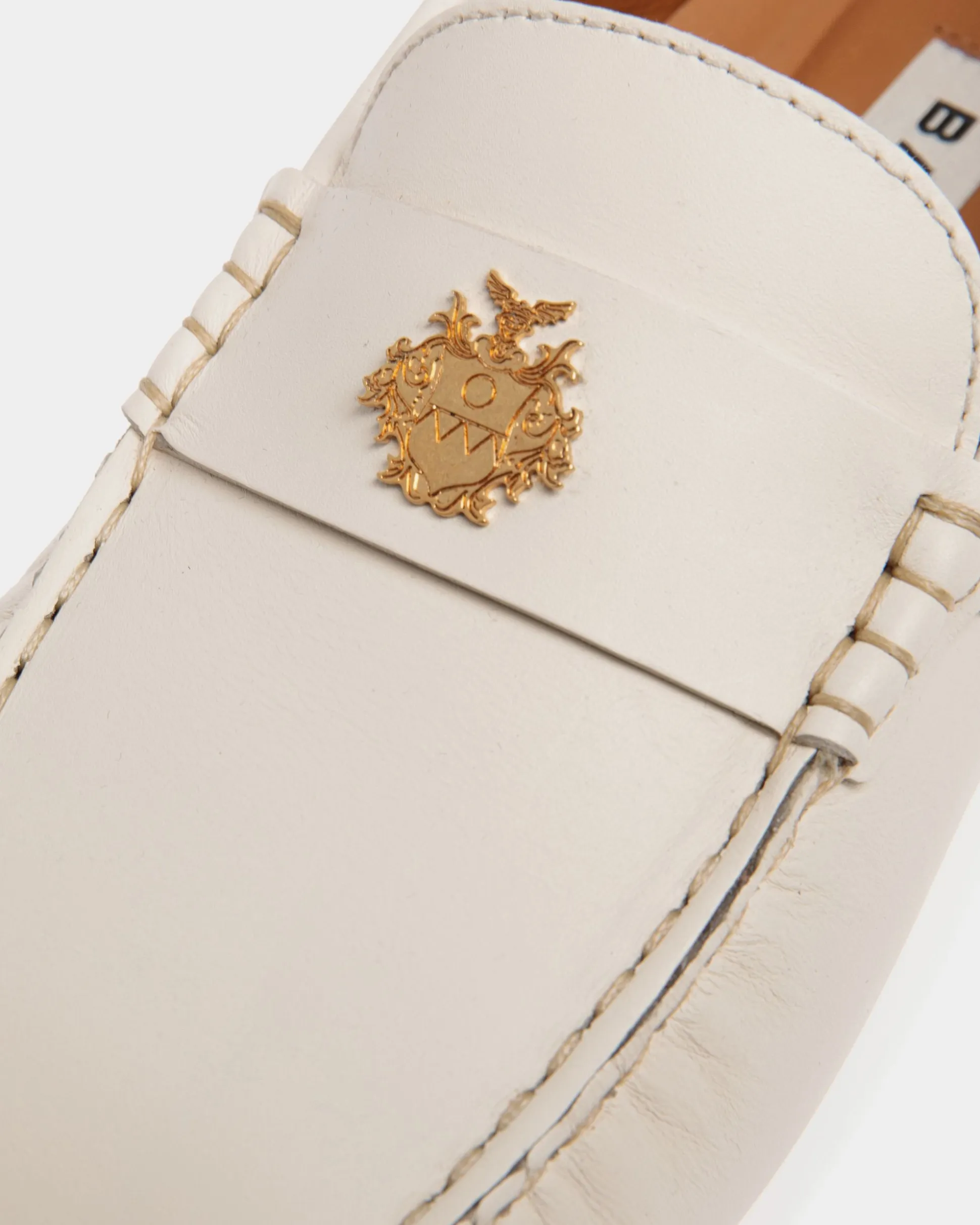 Kerbs Driver In White Leather