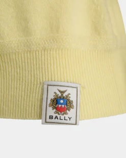 Knit Polo In Cream Cashmere