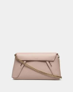 Lock Me Multifunctional Minibag In Light Beige Grained Leather