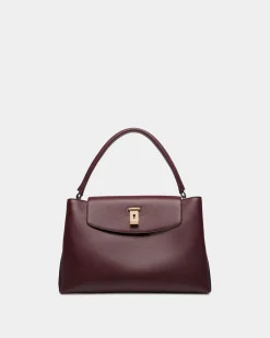 Lock Me Top Handle Bag In Andorra Grained Leather