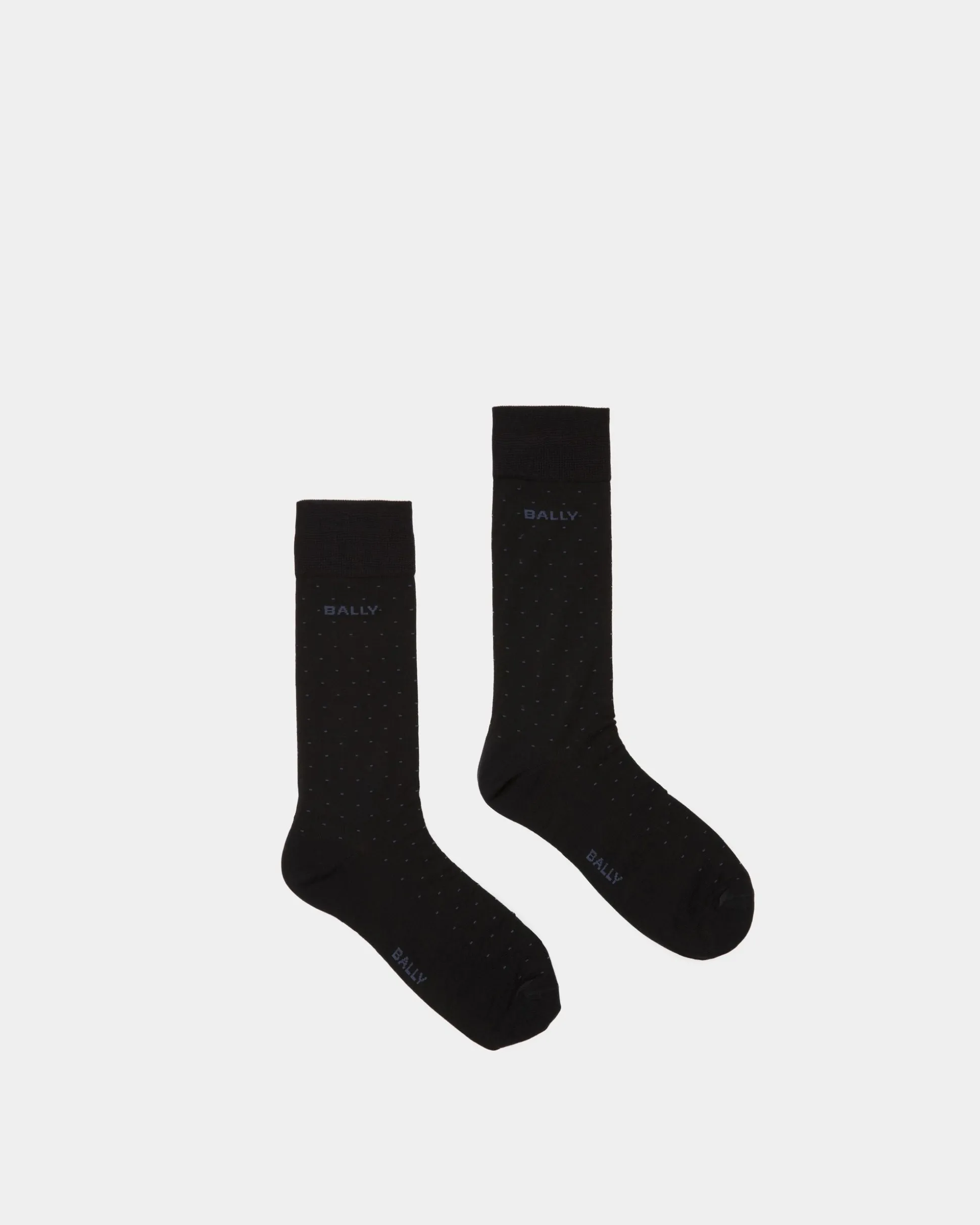 Logo Socks In Ink Cotton Mix