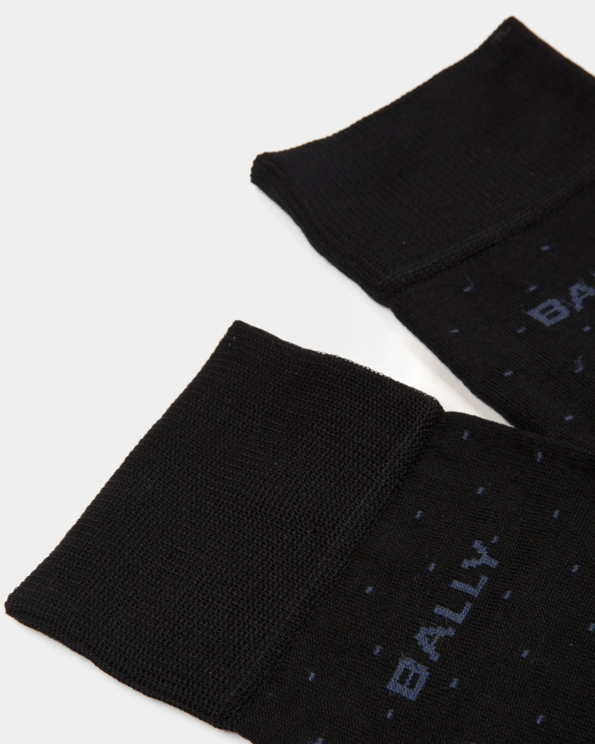 Logo Socks In Ink Cotton Mix