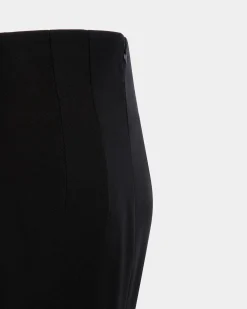 Long Skirt In Black Wool Blend