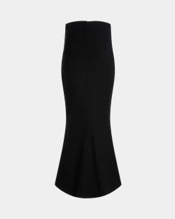 Long Skirt In Black Wool Blend