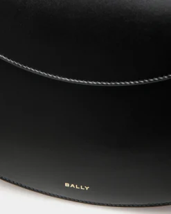 Lune Crossbody Bag In Black Leather
