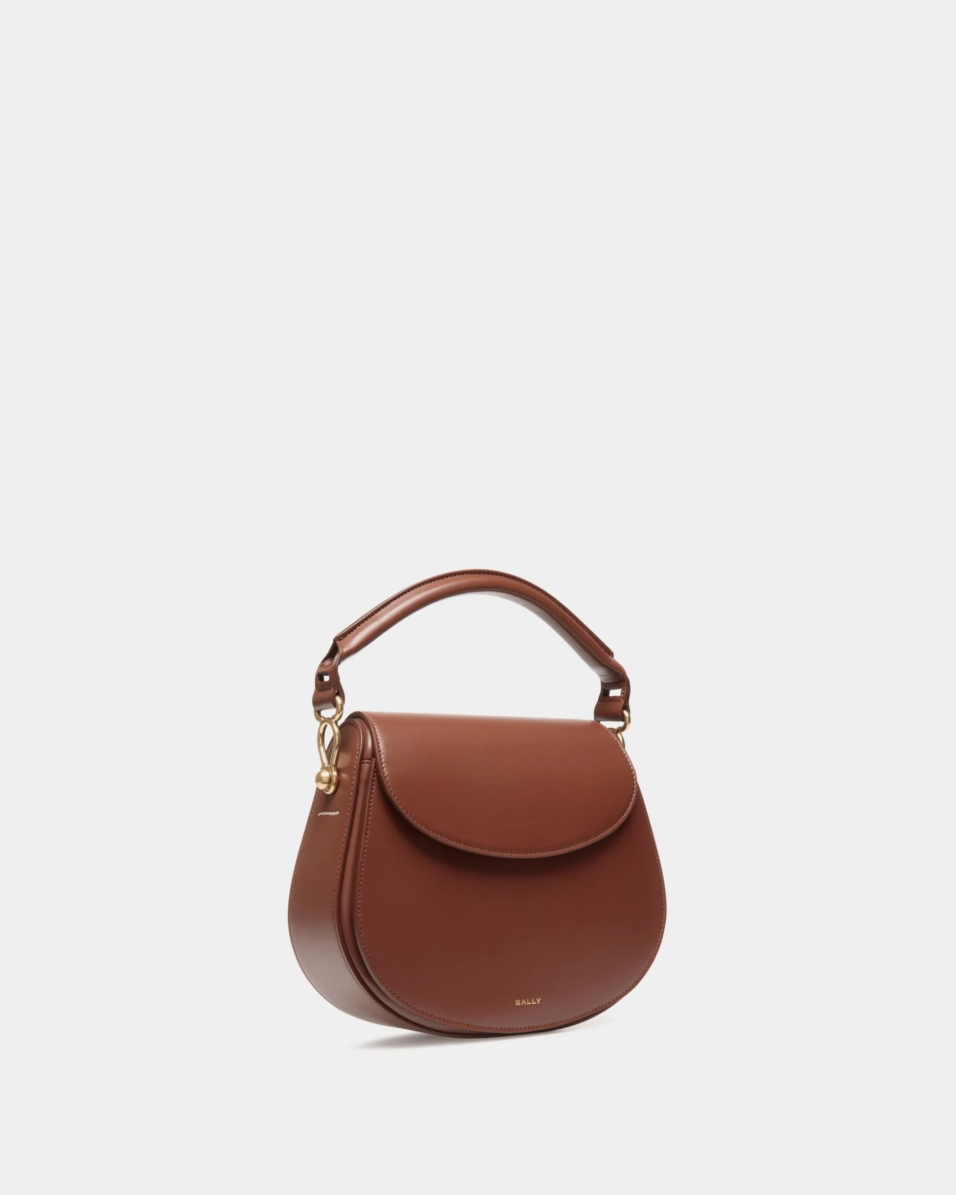 Lune Crossbody Bag In Brown Leather