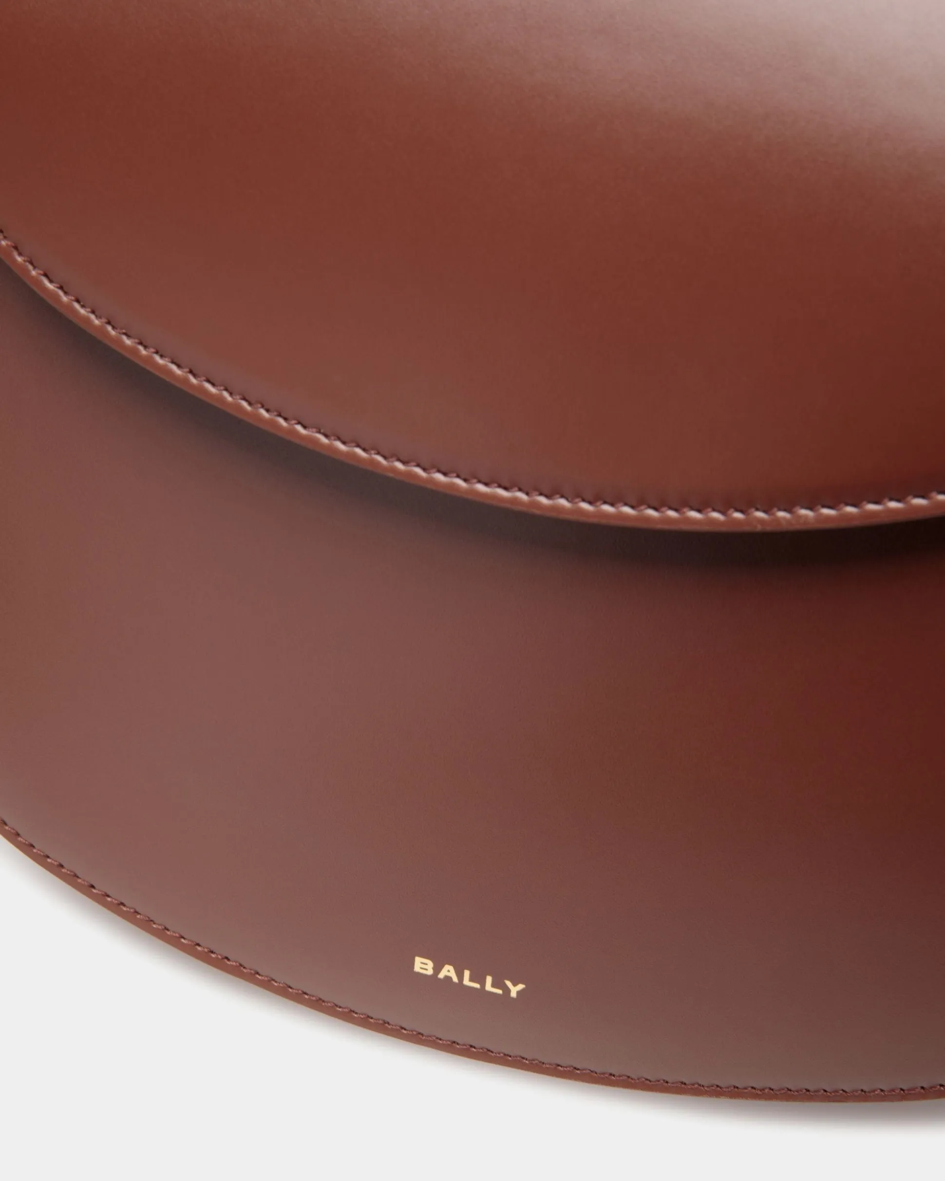 Lune Crossbody Bag In Brown Leather