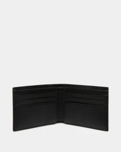 Mythos Bifold In Black Recycled Leather