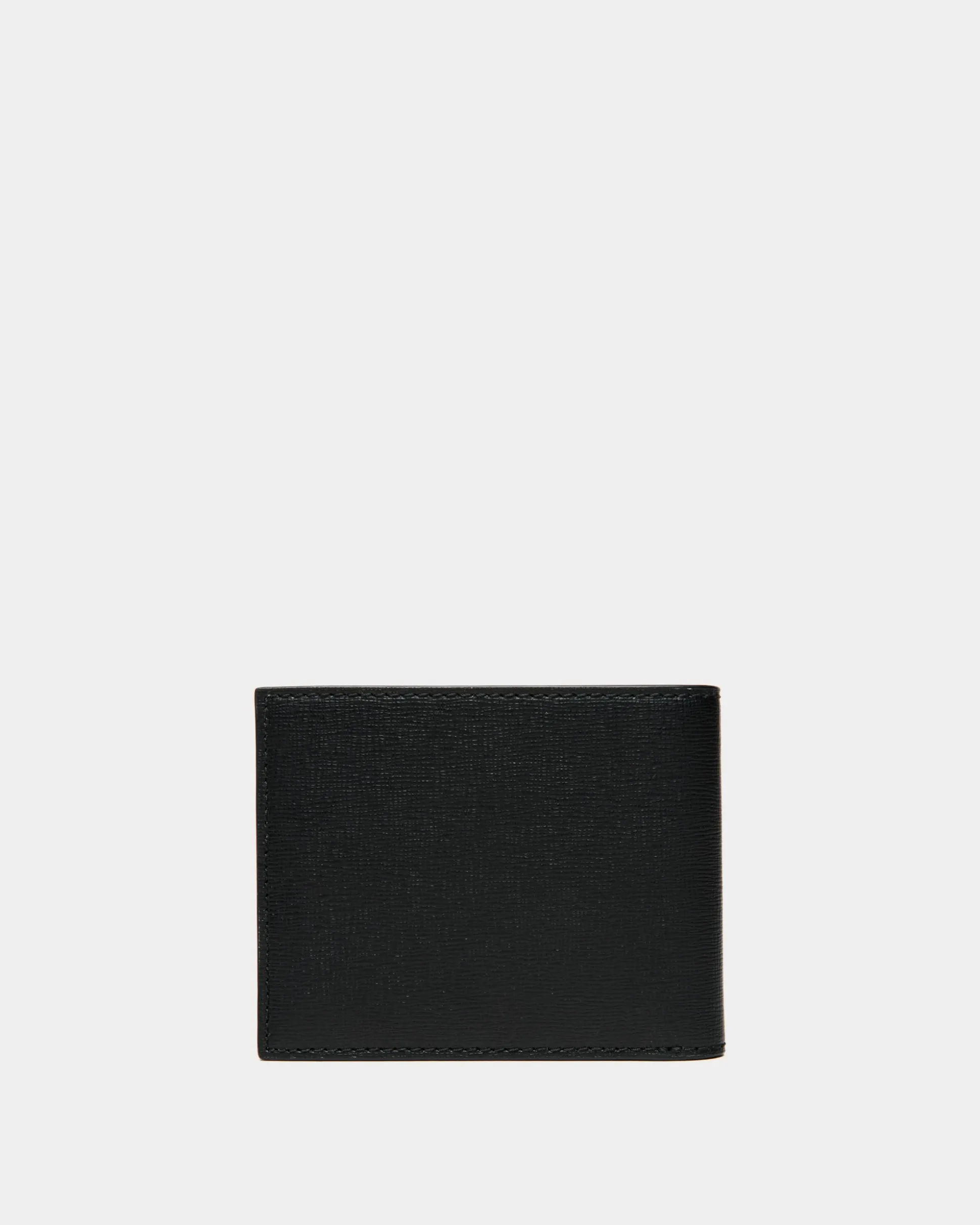 Mythos Bifold Wallet In Black Recycled Leather