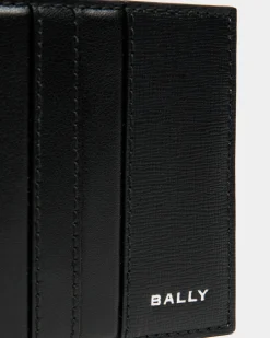 Mythos Bifold Wallet In Black Recycled Leather