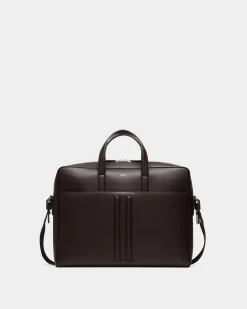 Mythos Briefcase in Ebano Recycled Leather