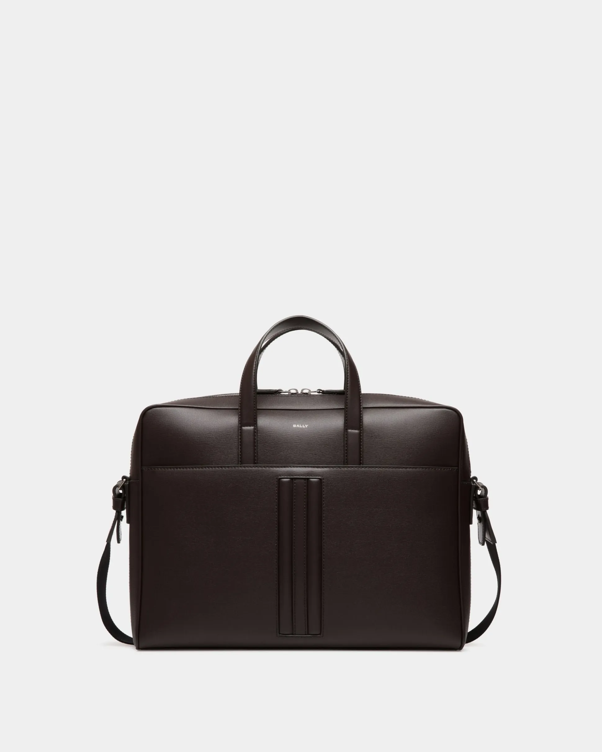 Mythos Briefcase in Ebano Recycled Leather