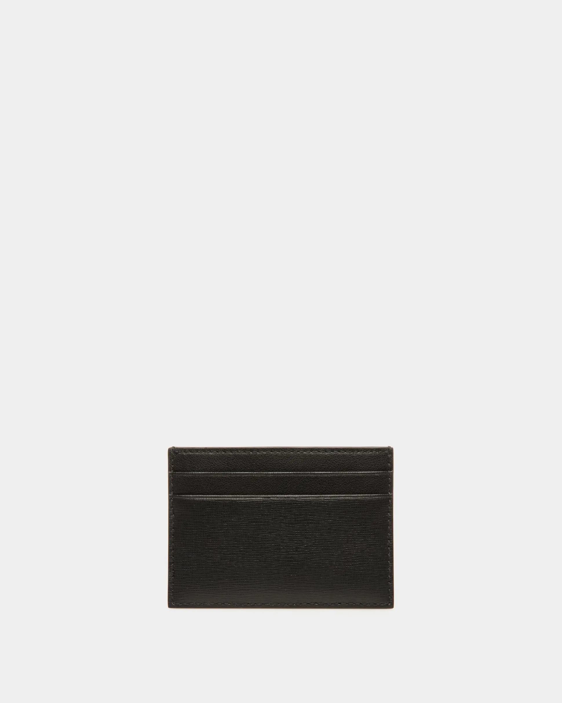 Mythos Card Holder In Black Recycled Leather