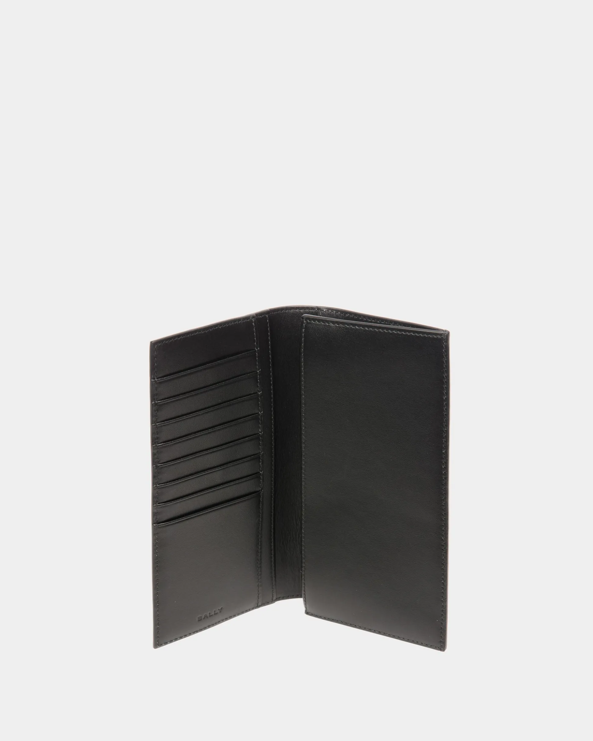 Mythos Continental Wallet In Black Recycled Leather