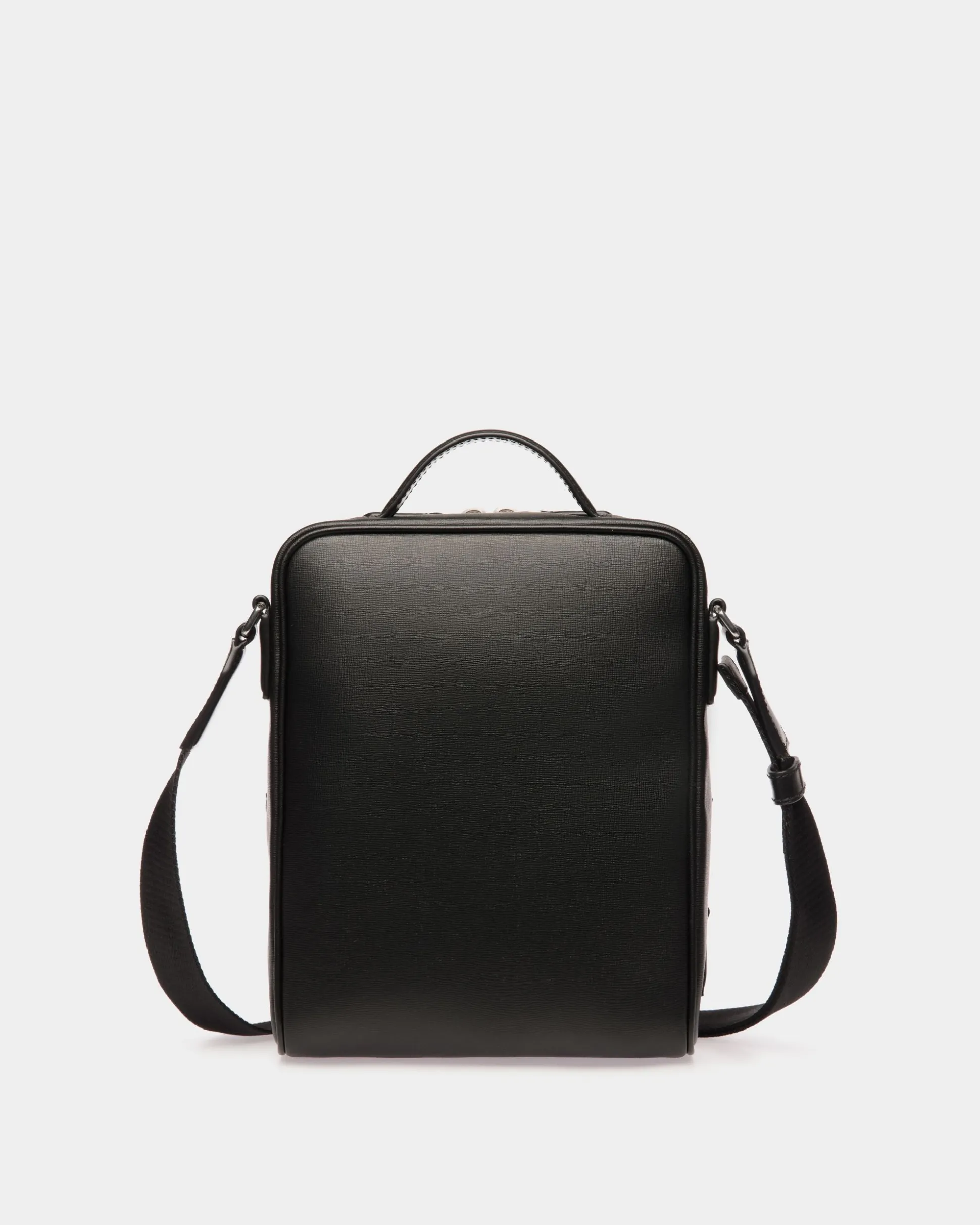 Mythos Crossbody Bag In Black Recycled Leather