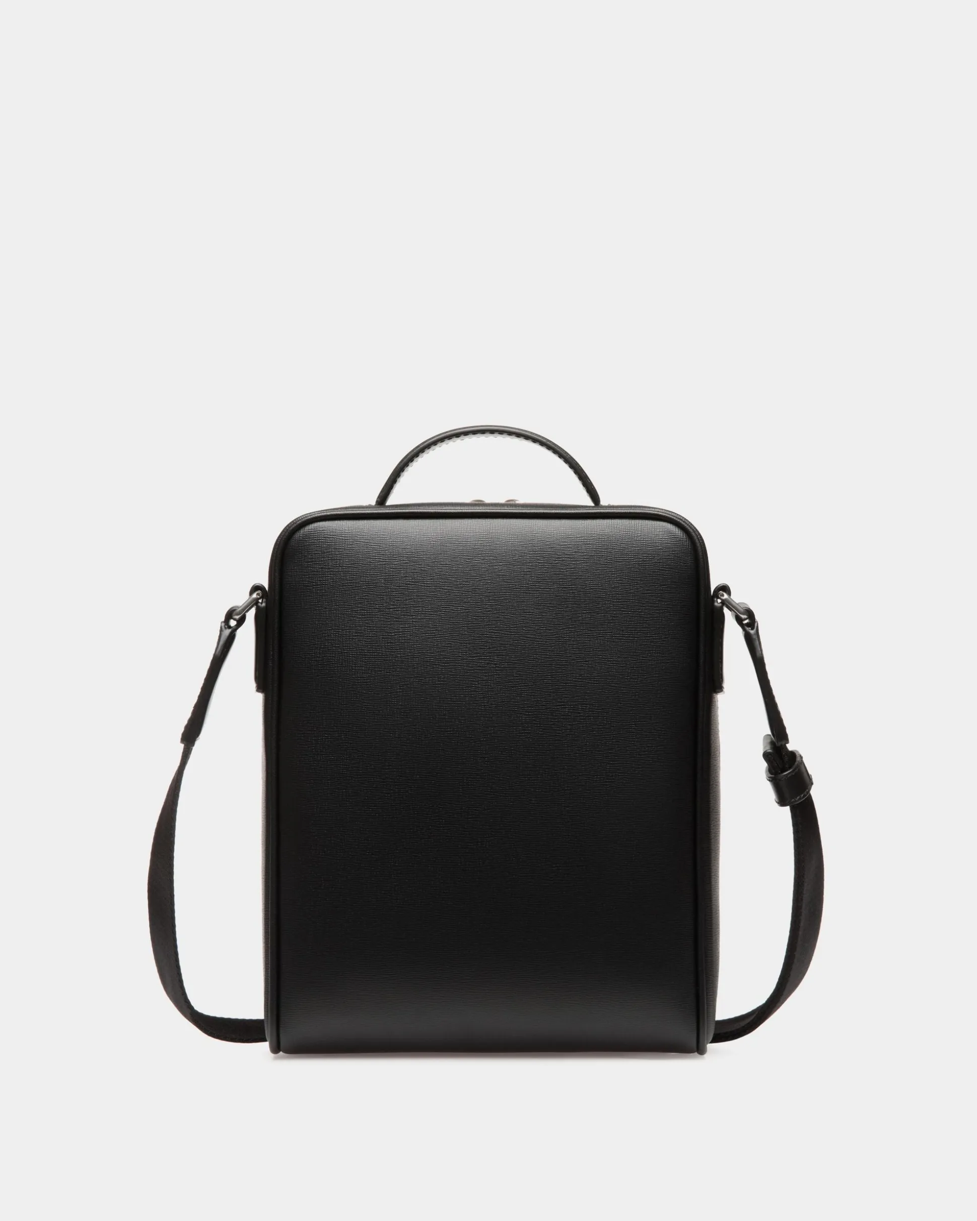 Mythos Crossbody Bag In Black Recycled Leather