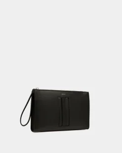 Mythos Pouch In Black Recycled Leather