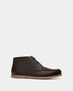 Nelson Bootie In Ebano Deer Leather