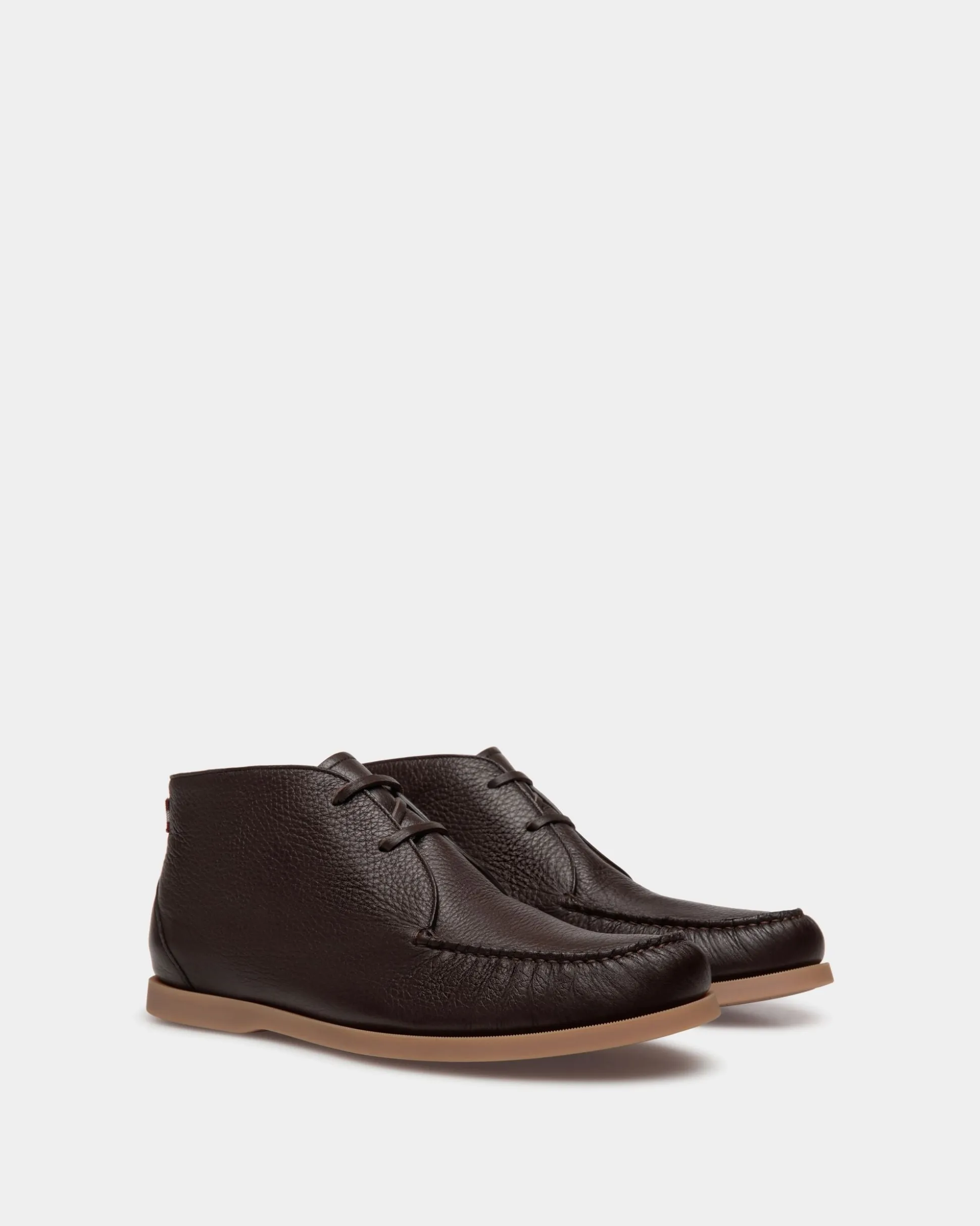 Nelson Bootie In Ebano Deer Leather