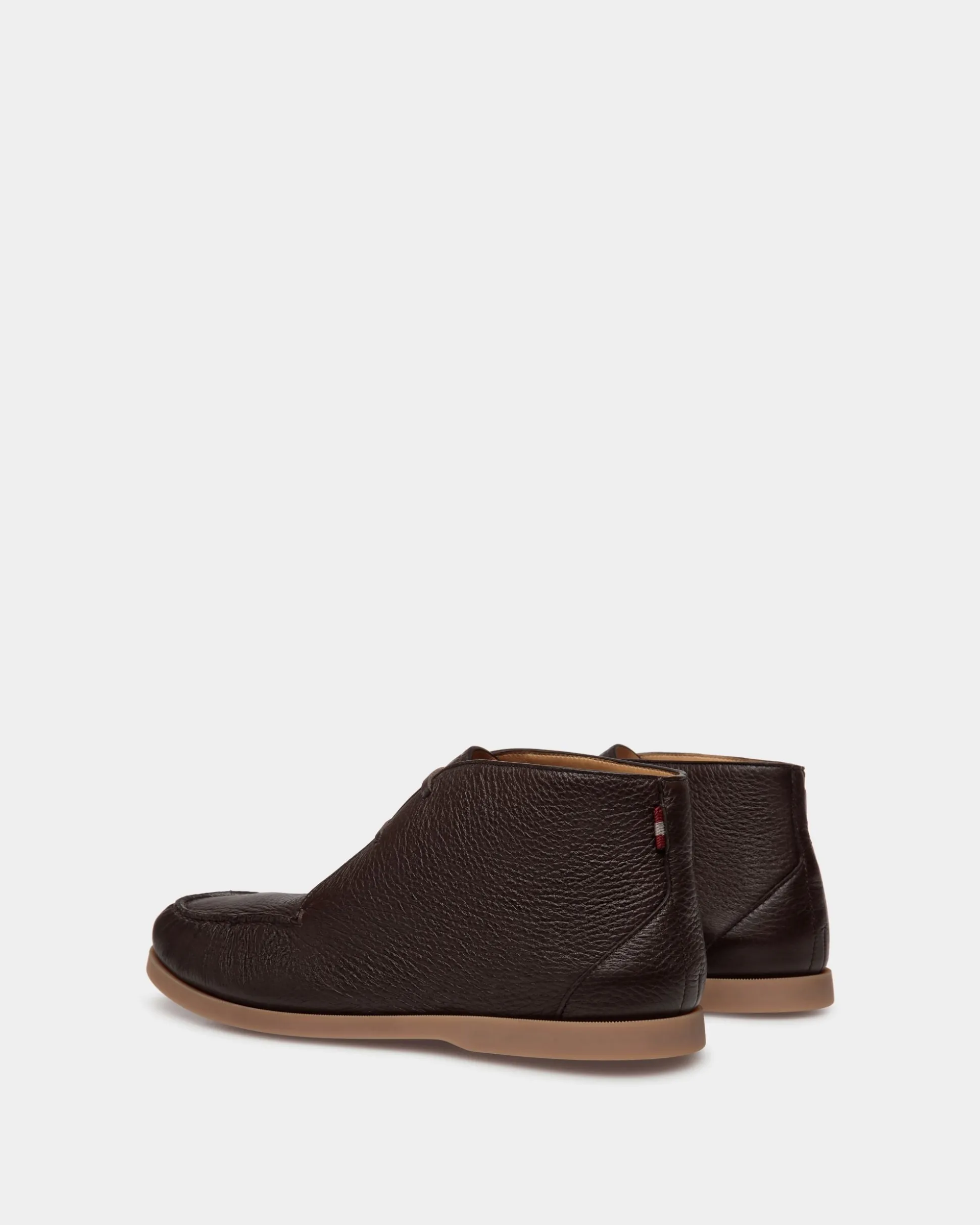 Nelson Bootie In Ebano Deer Leather