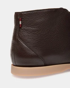 Nelson Bootie In Ebano Deer Leather