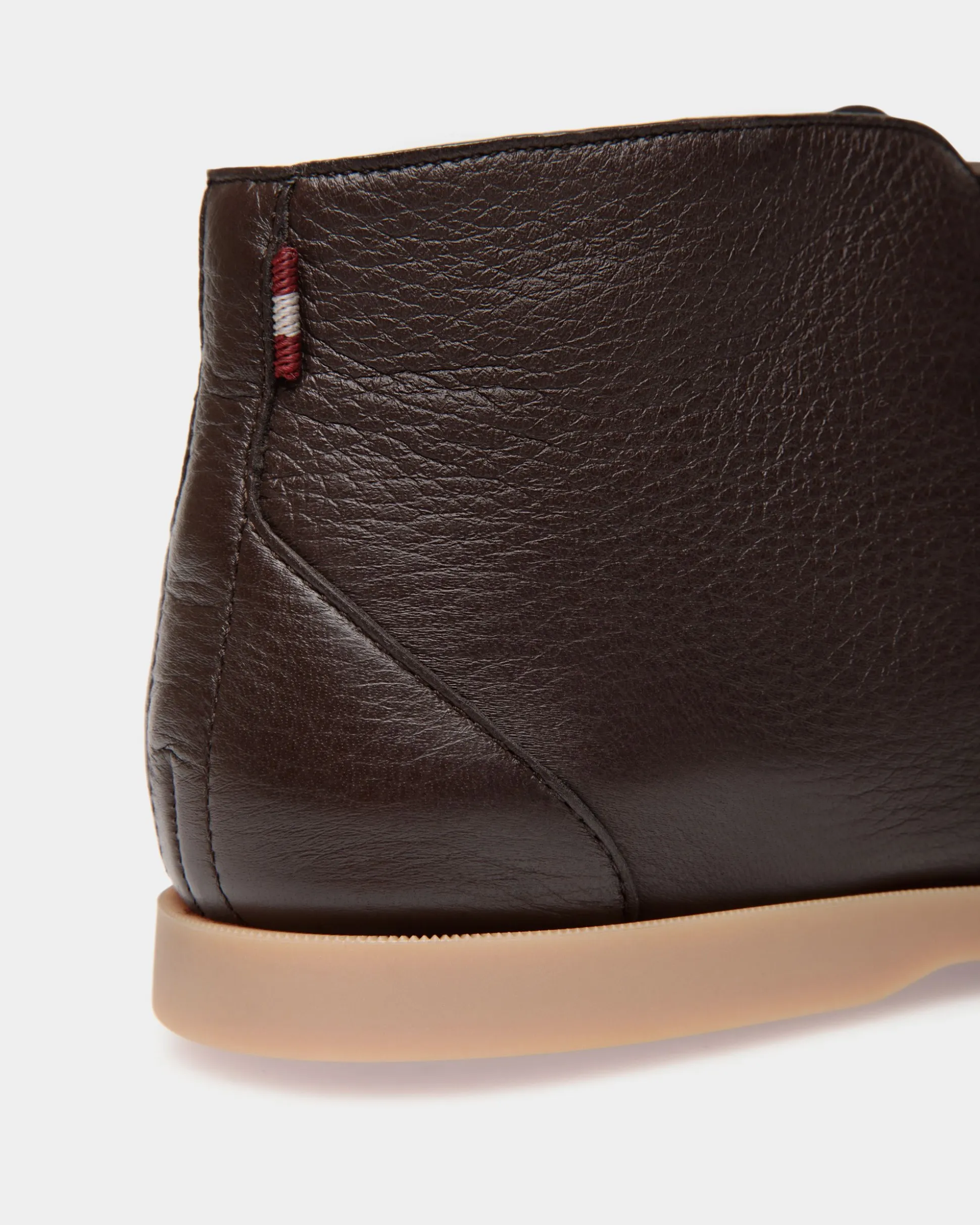 Nelson Bootie In Ebano Deer Leather