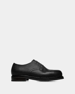 Norwelt Derby In Black Grained Leather
