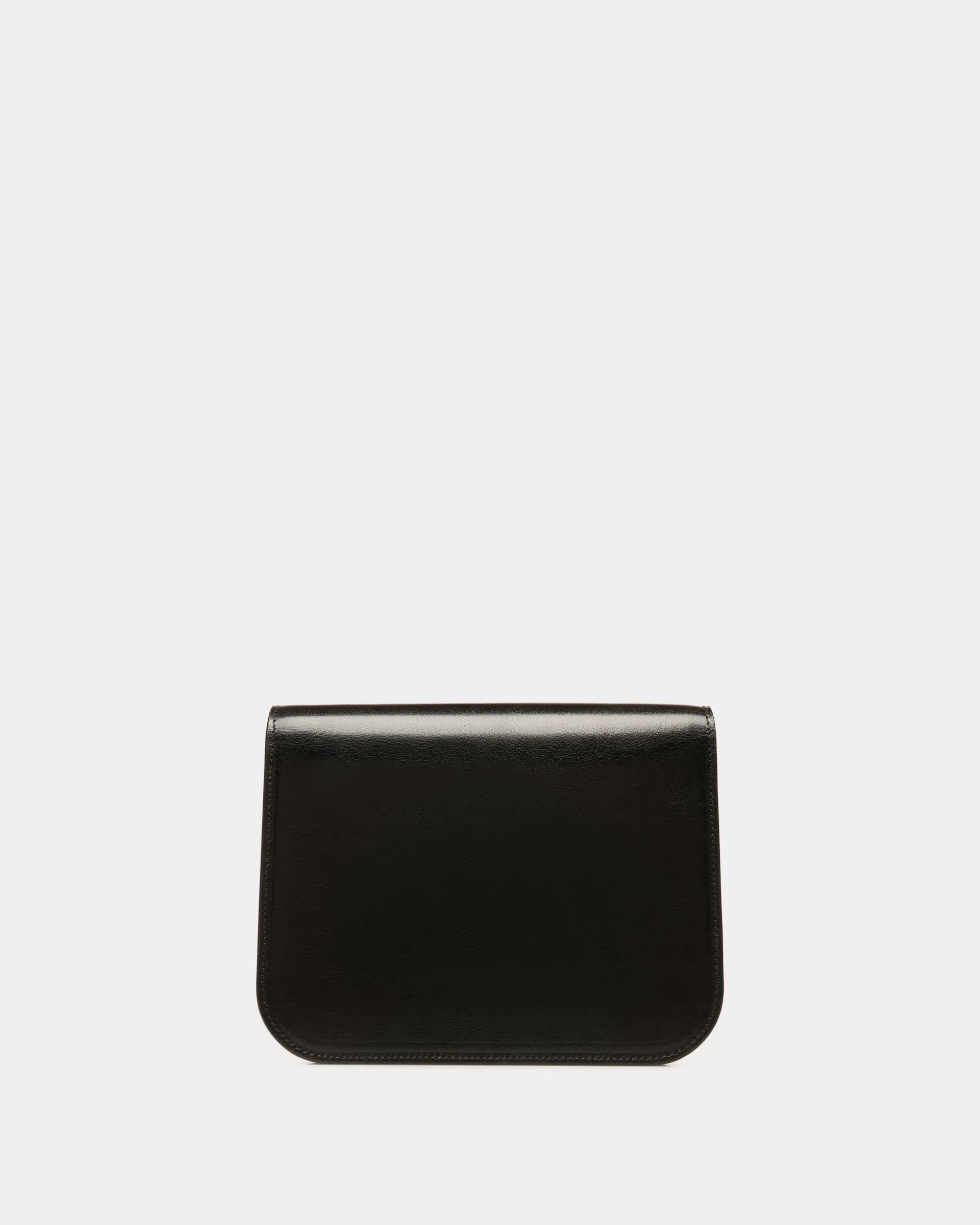 Ollam Crossbody Bag In Black Leather
