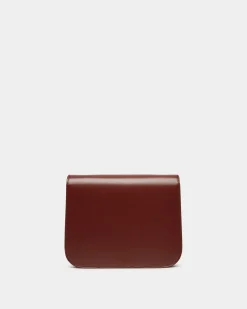 Ollam Crossbody Bag In Brown Leather