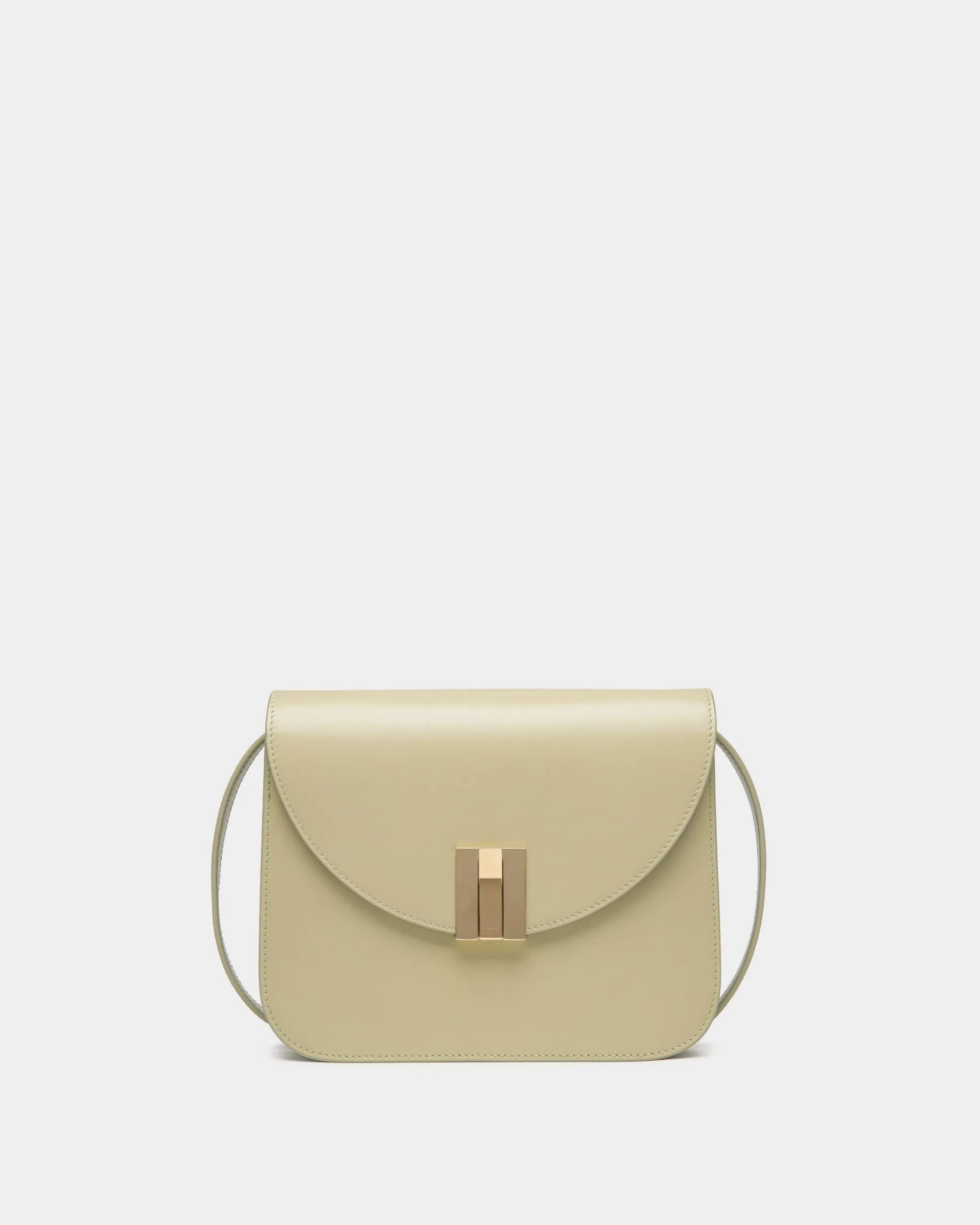 Ollam Crossbody Bag In Light Green Leather