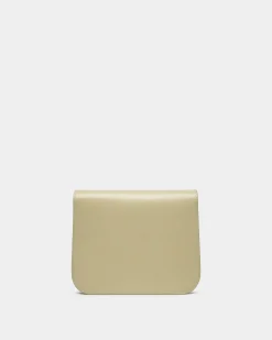 Ollam Crossbody Bag In Light Green Leather