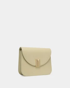 Ollam Crossbody Bag In Light Green Leather