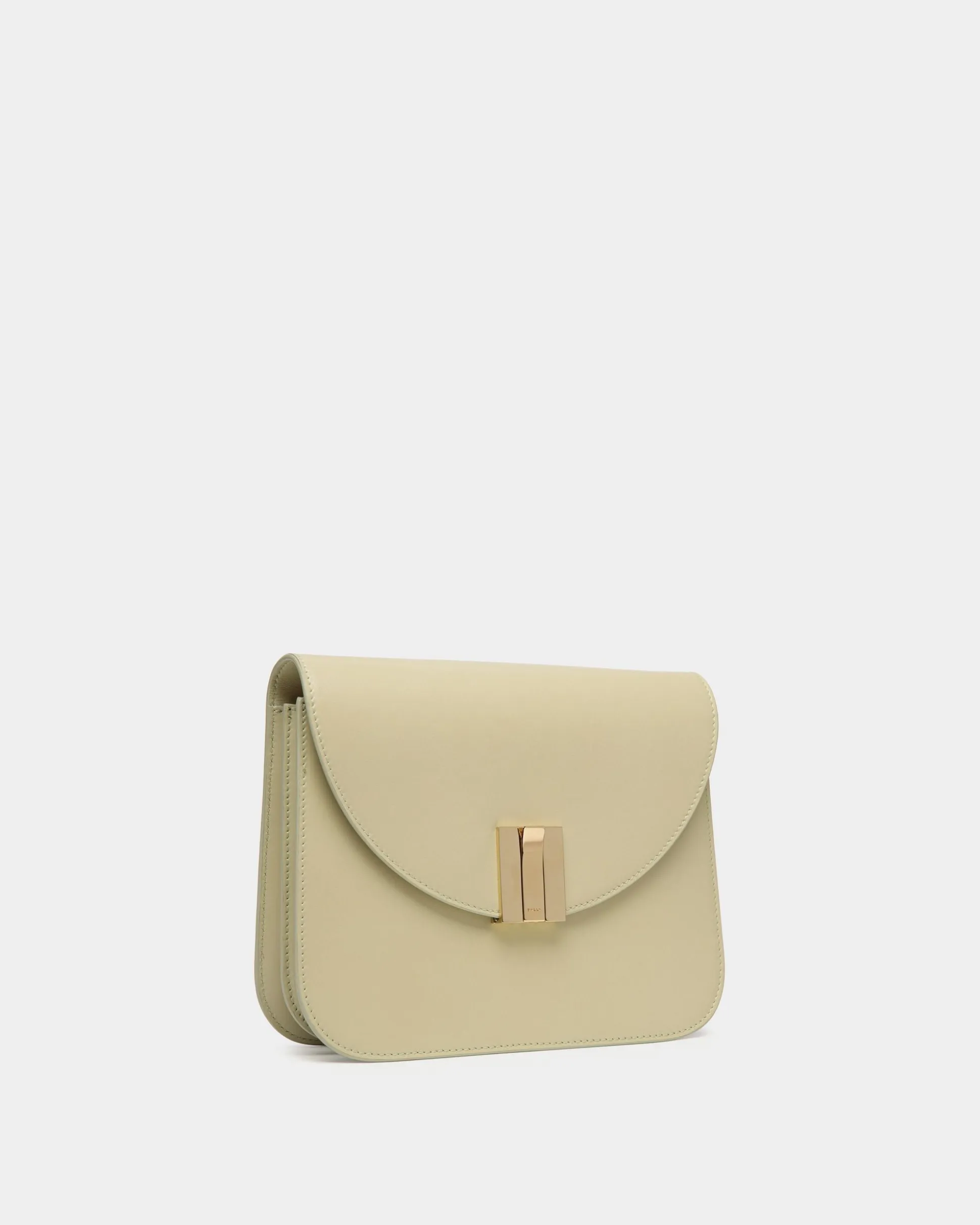 Ollam Crossbody Bag In Light Green Leather