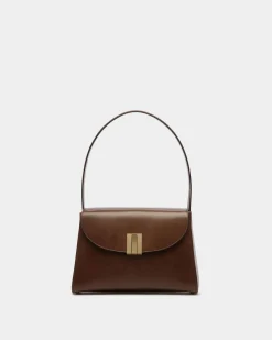Ollam Shoulder Bag In Marron Glacé Leather