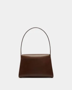Ollam Shoulder Bag In Marron Glacé Leather