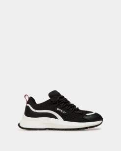 Outline Sneaker in Black Knit