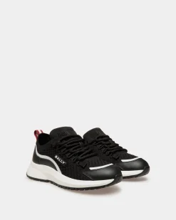 Outline Sneaker in Black Knit