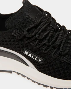Outline Sneaker in Black Knit