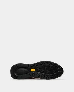 Outline Sneaker In Black Leather