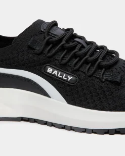 Outline Sneaker in Black Nylon