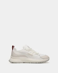 Outline Sneaker In White Nylon