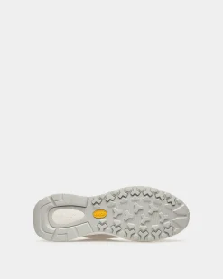 Outline Sneaker In White Nylon