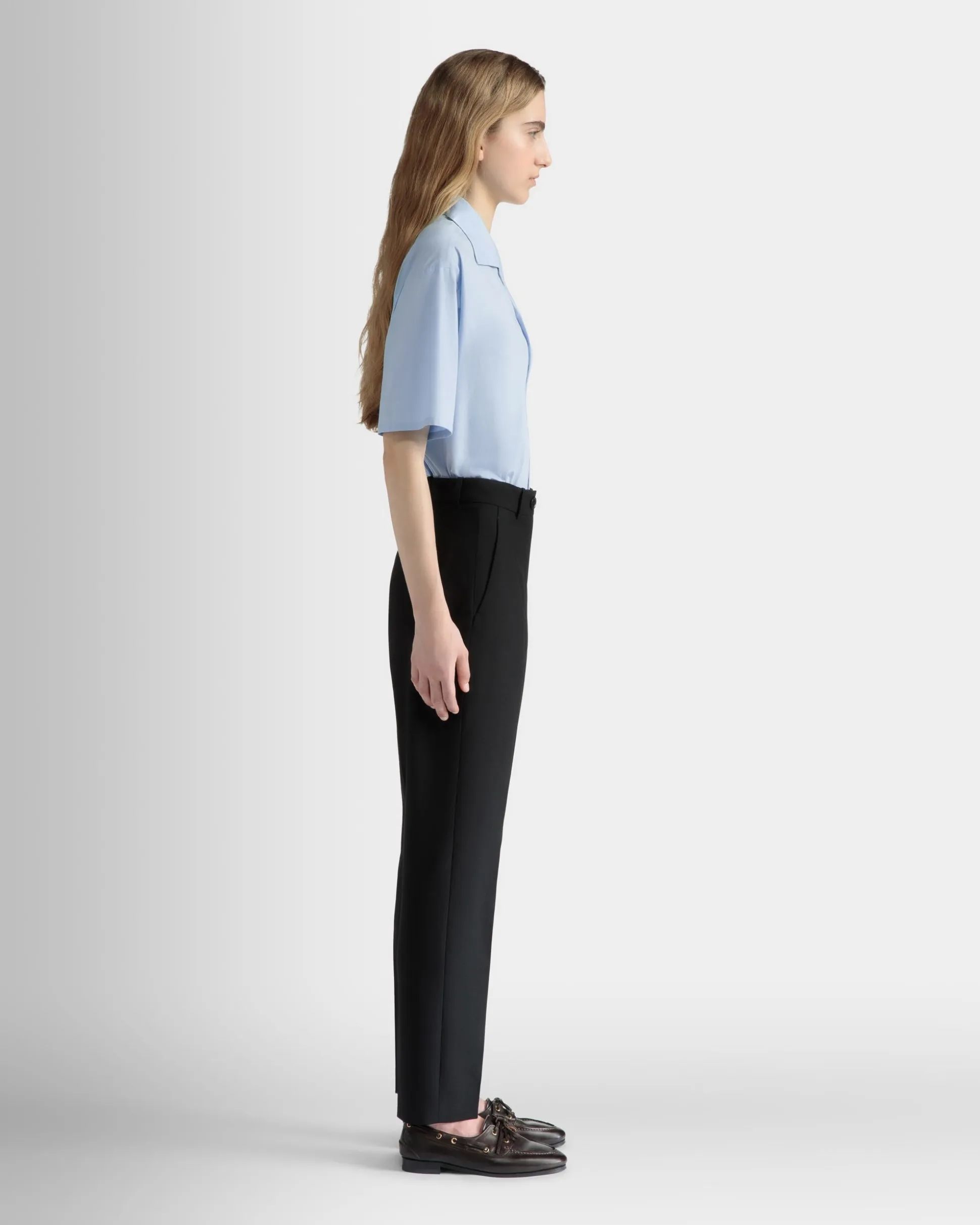 Oversized Shirt in Light Blue Cotton